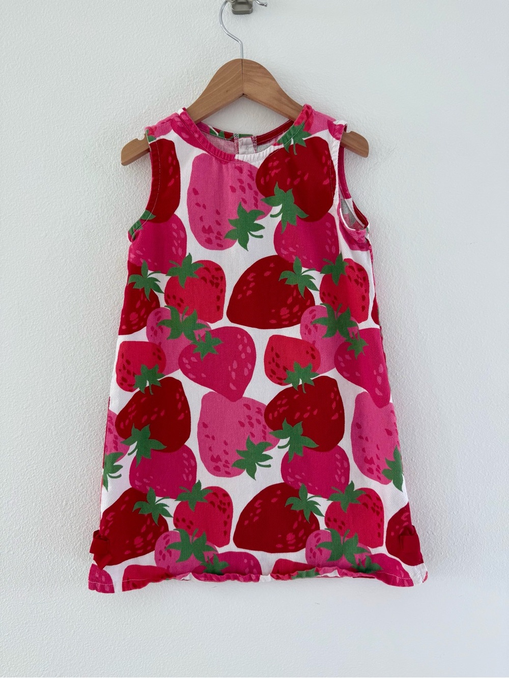 Vibrant Strawberry Shift Dress